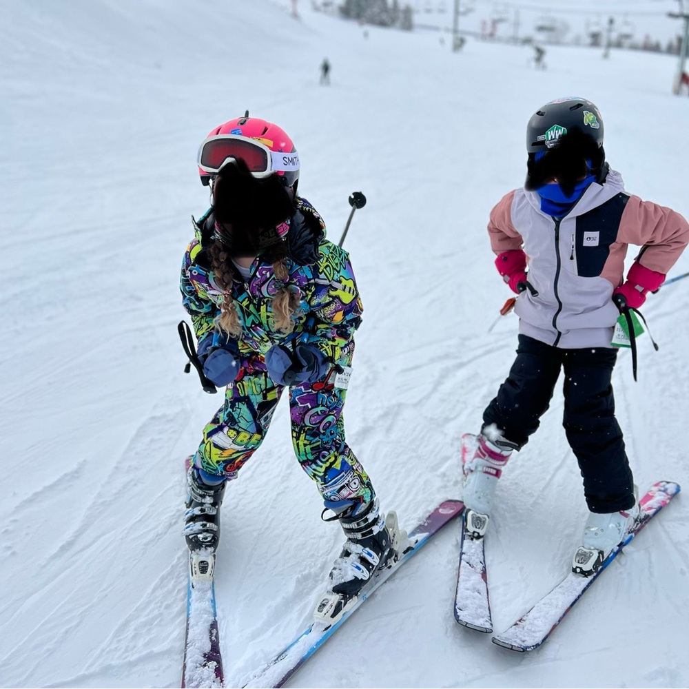 Colorful Graphic Print Snowsuit - Picture 2 of 3